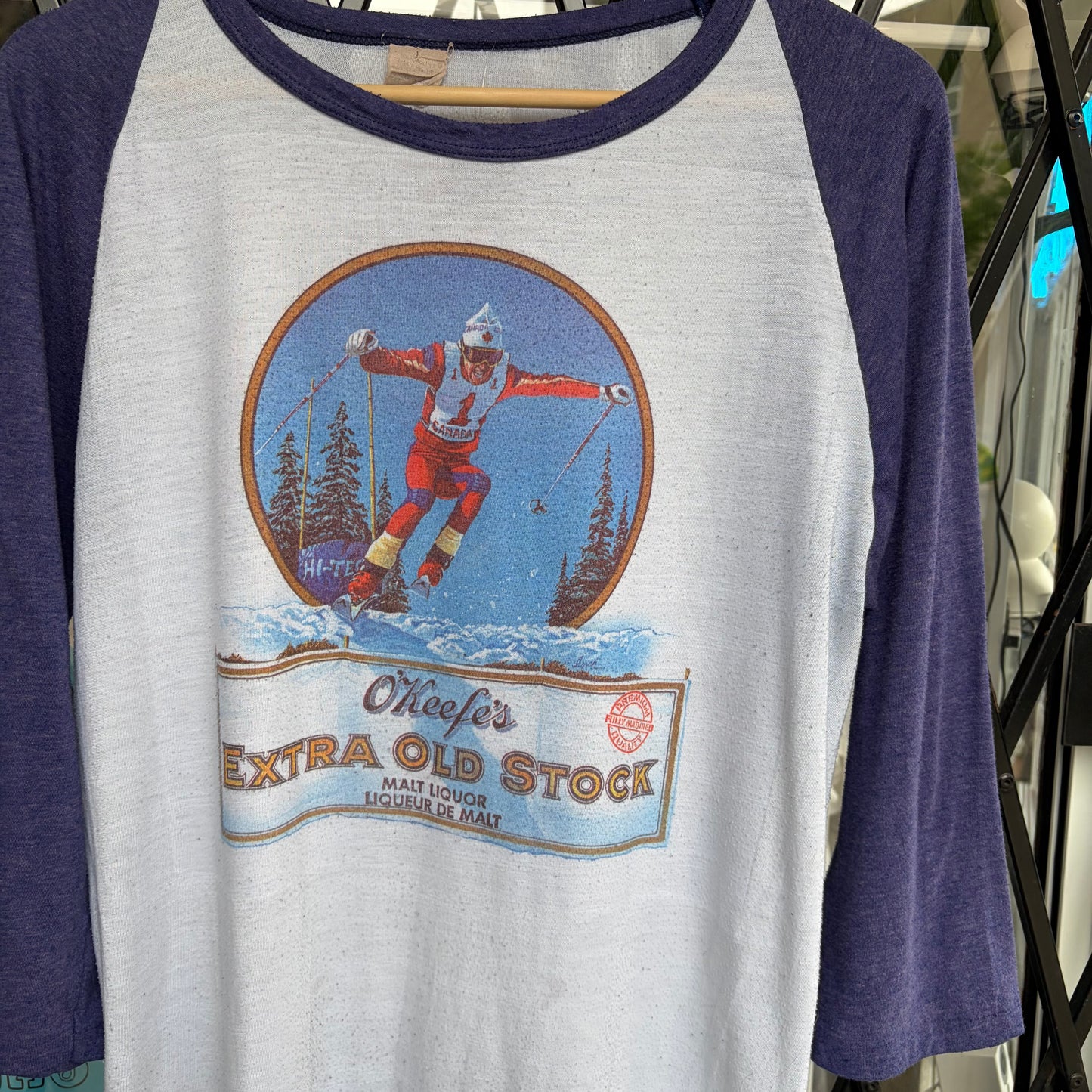 1980’s O’Keefe’s Malt Liquor Long Sleeve Shirt - Size L
