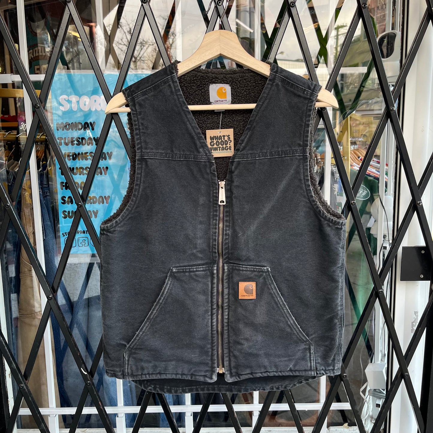 Carhartt Sherpa Lined Vest - Size S