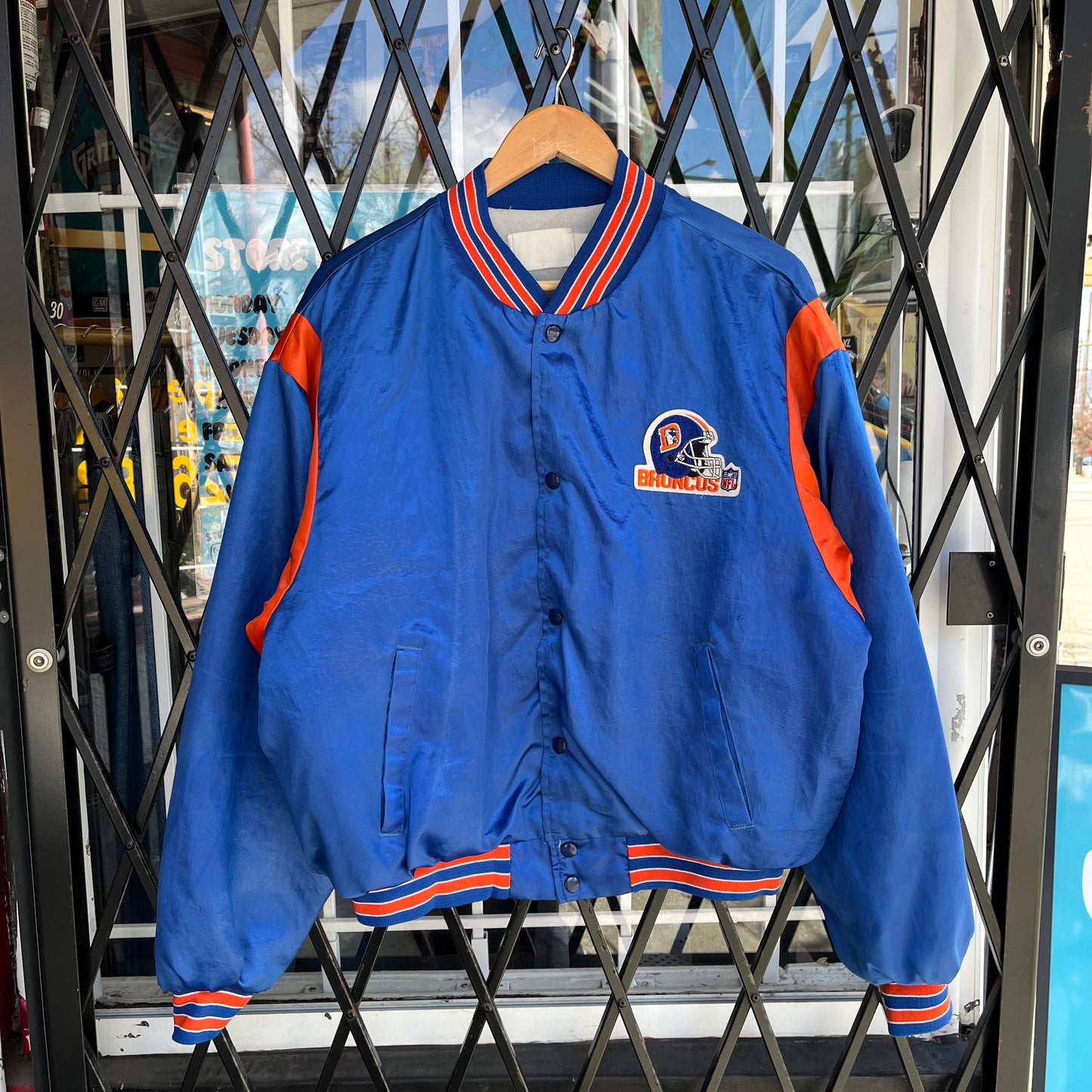 1980’s Denver Broncos Satin Jacket - Size XL