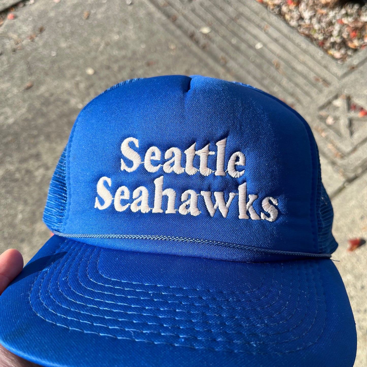 Vintage Seattle Seahawks Trucker Hat