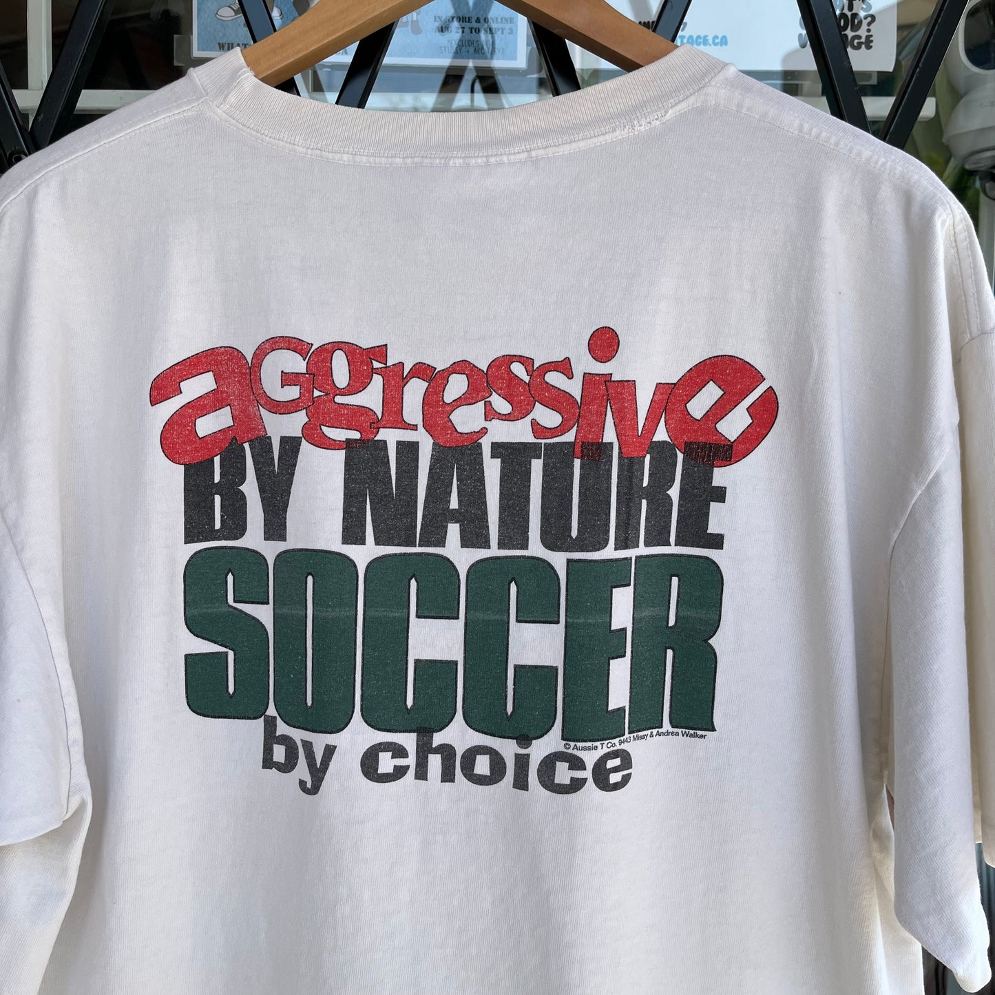 Vintage Aussie T. Company Soccer Shirt - Size L
