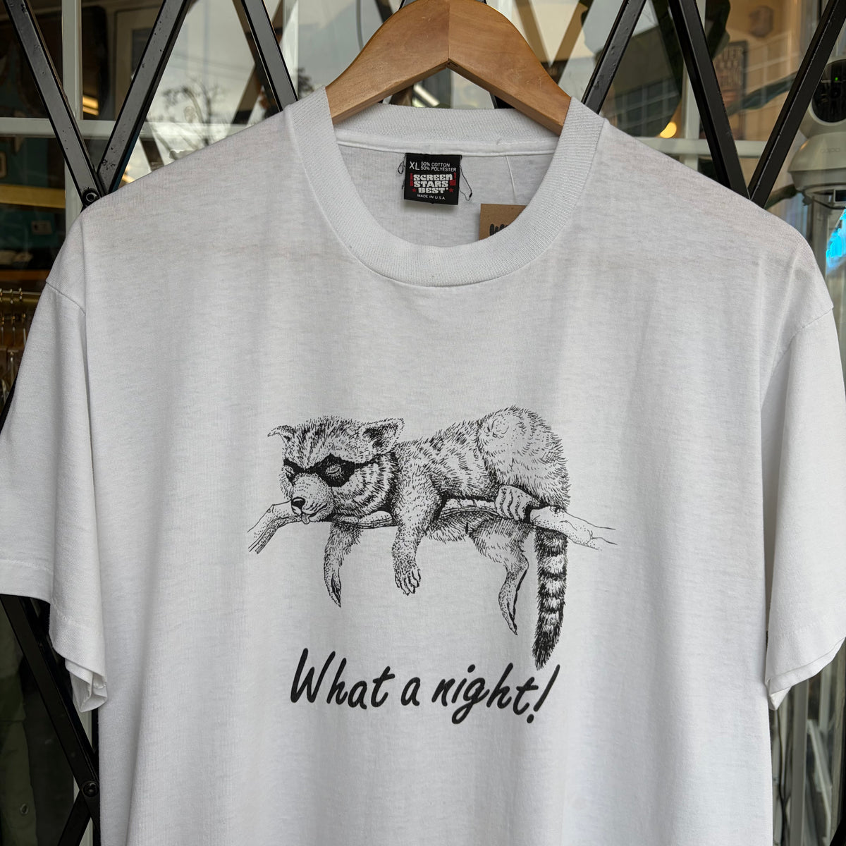 Vintage Raccoon Tee - Size XL