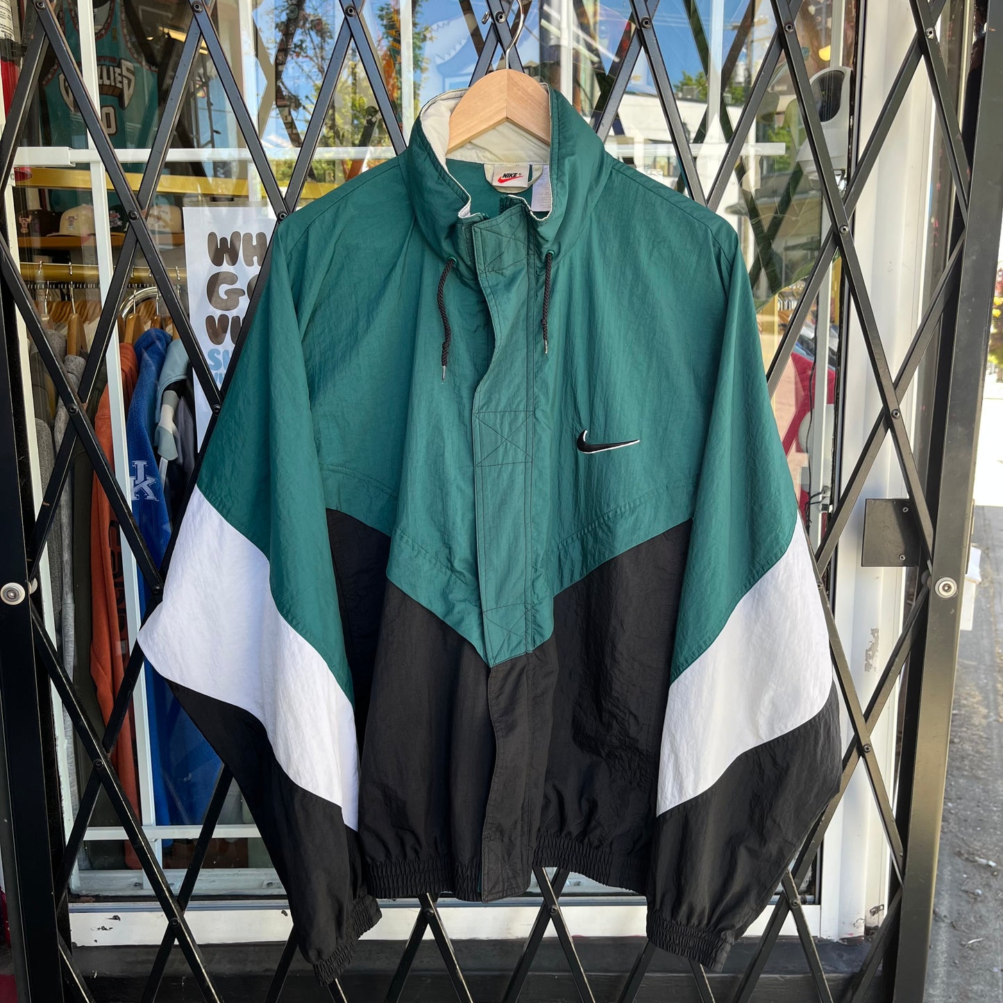 Vintage Nike Windbreaker with Hood - Size XL