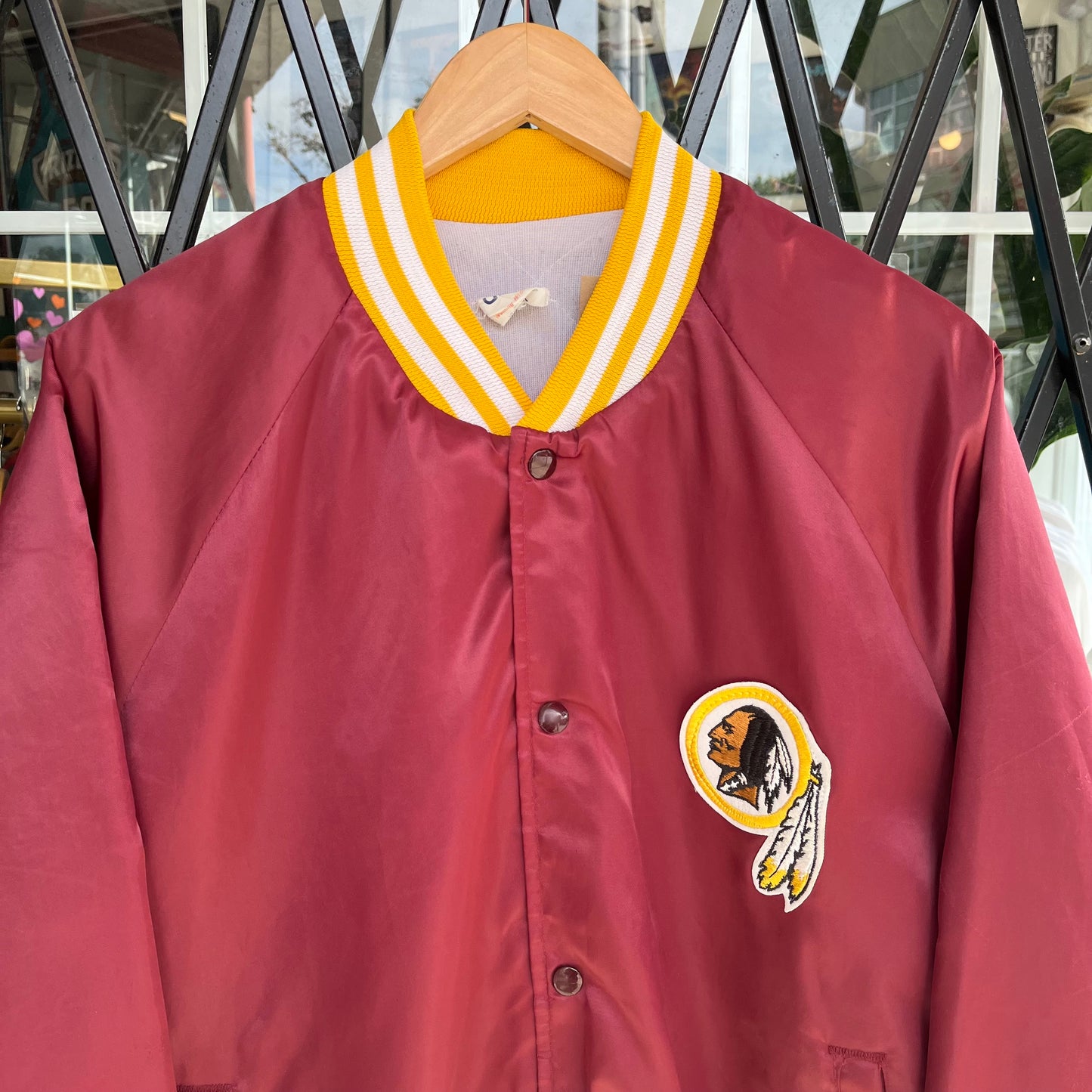 Vintage Chalkline Washington Redskins Satin Jacket - Size XL