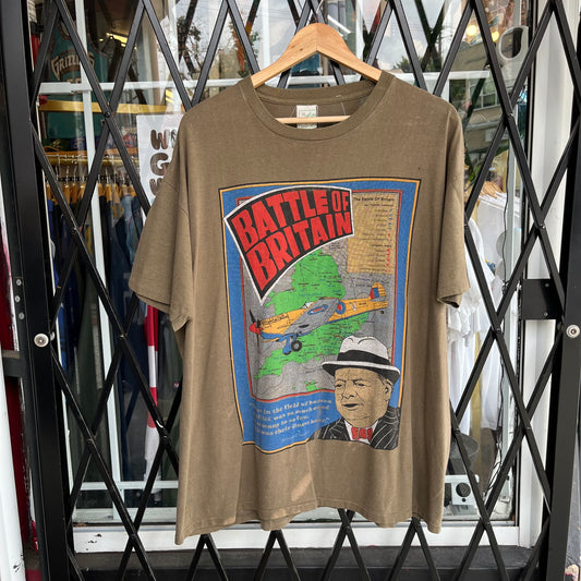 Vintage WWII Battle of Britain Memorial Tee - Size XL