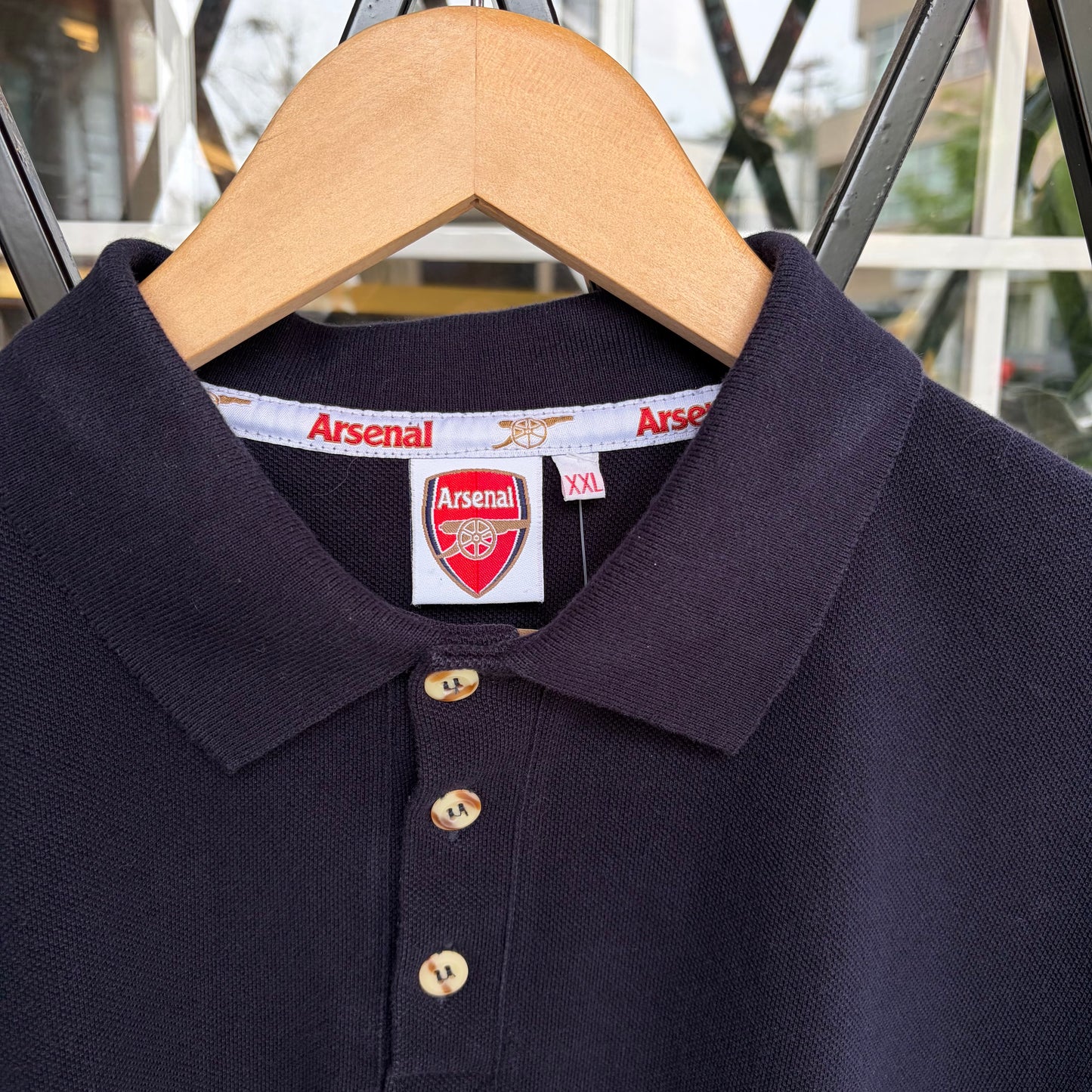 Vintage Arsenal Collared Long Sleeve - Size XXL