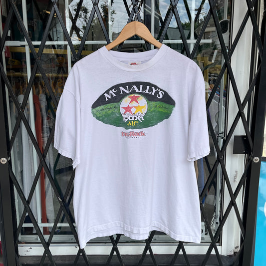 Vintage 90s McNally's Ale Tee - Size L