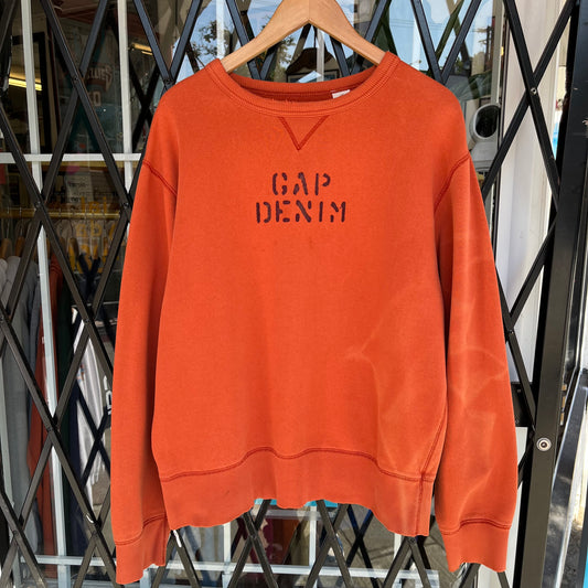 Y2K Gap Denim Crewneck - Size L