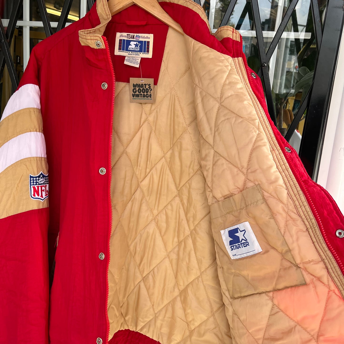 Vintage Starter San Francisco 49ers Split Jacket - Size XL