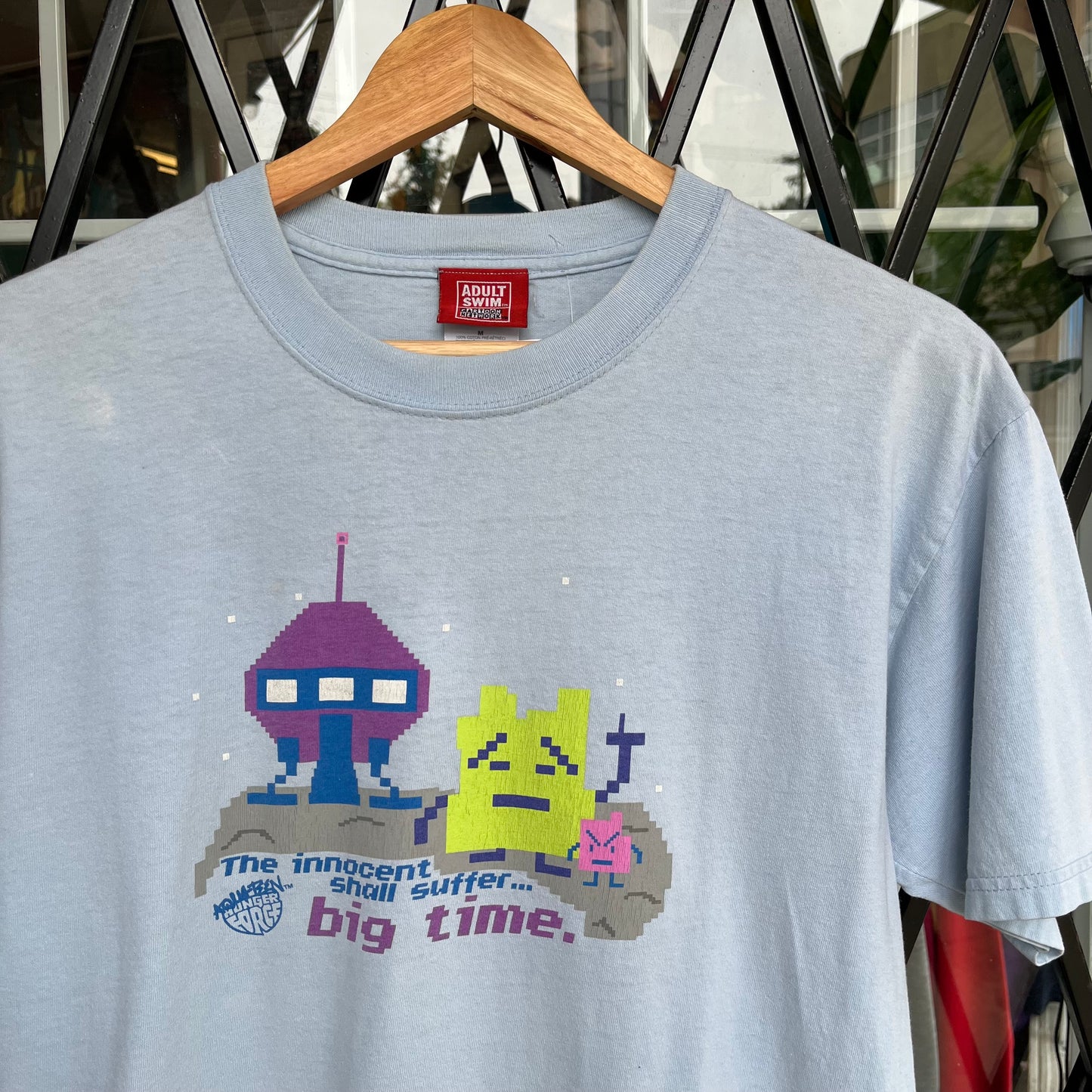 Y2K Cartoon Network Aqua Teen Hunger Force Tee - Size M