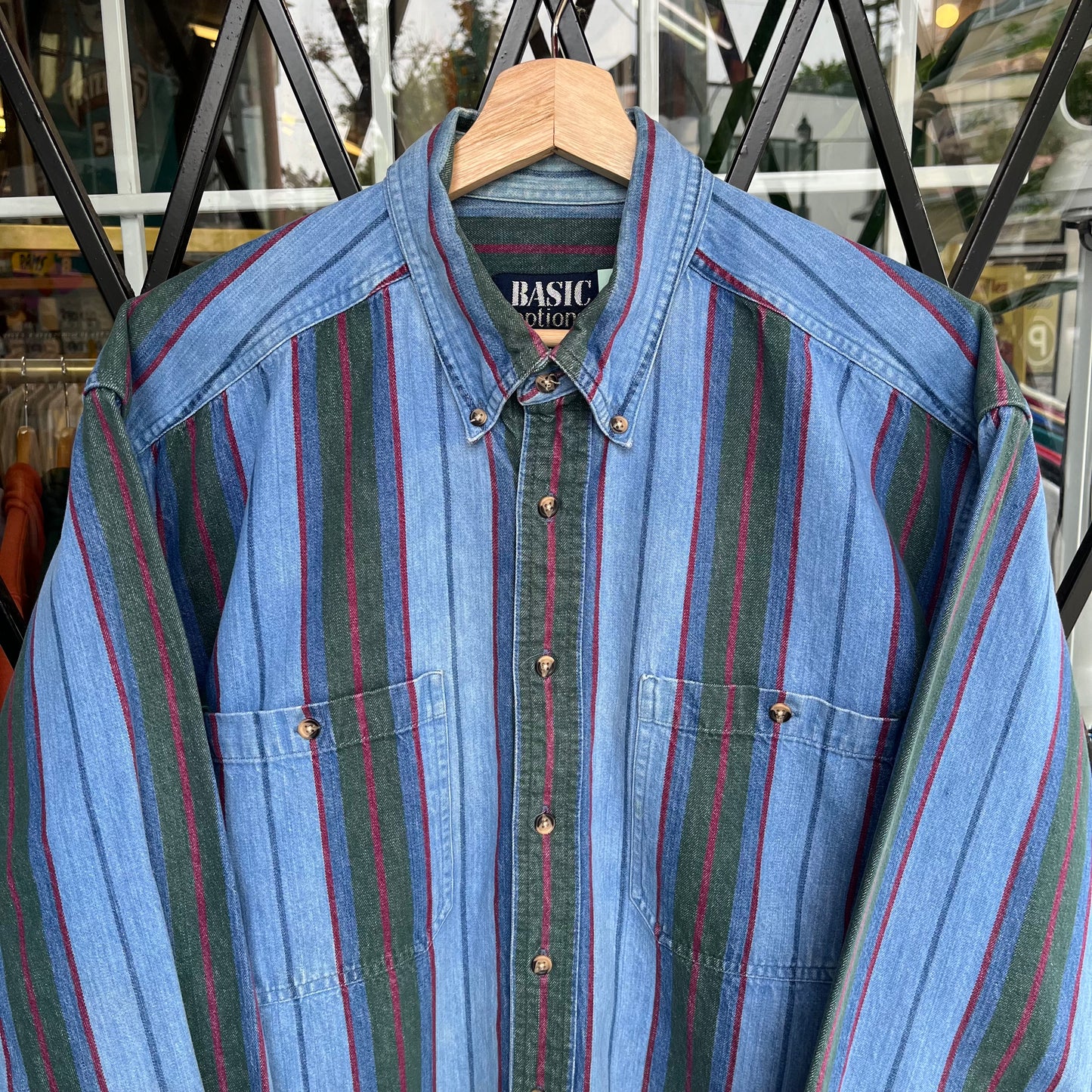 Vintage Button Up Shirt - Size L