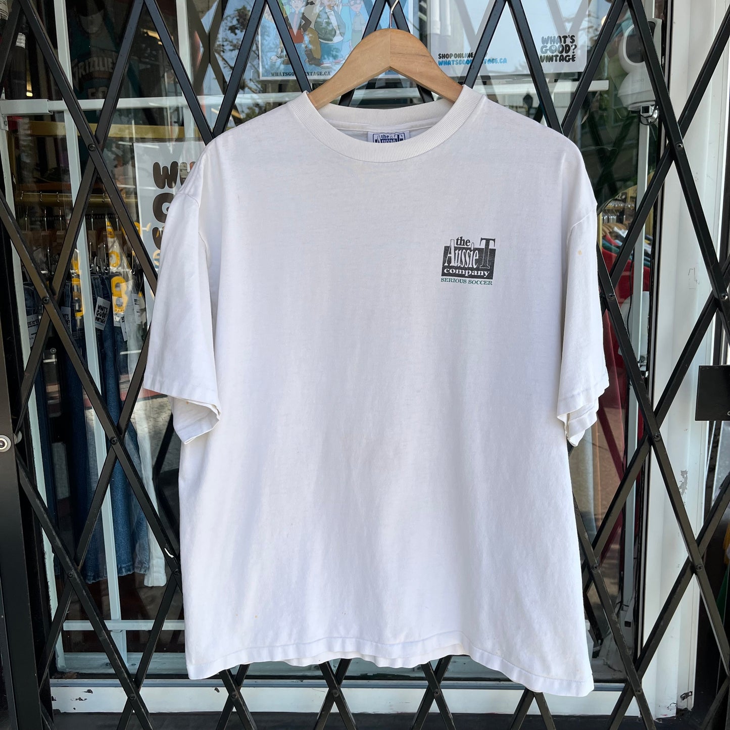 Vintage Aussie T. Company Soccer Tee - Size L