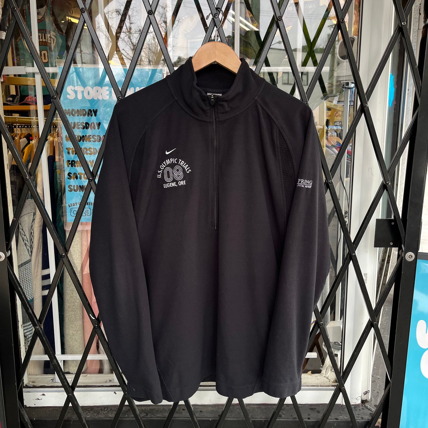 Nike US Olympic Trials Quarter Zip Sweater - Size L