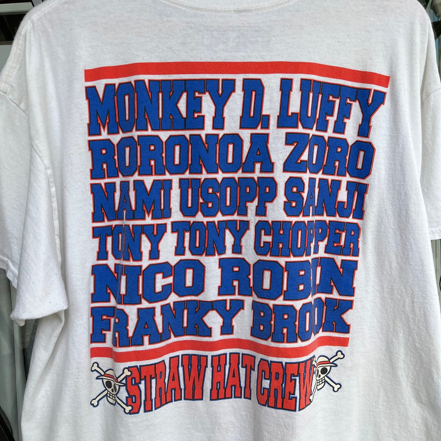 One Piece Straw Hat Crew Tee - Size XL