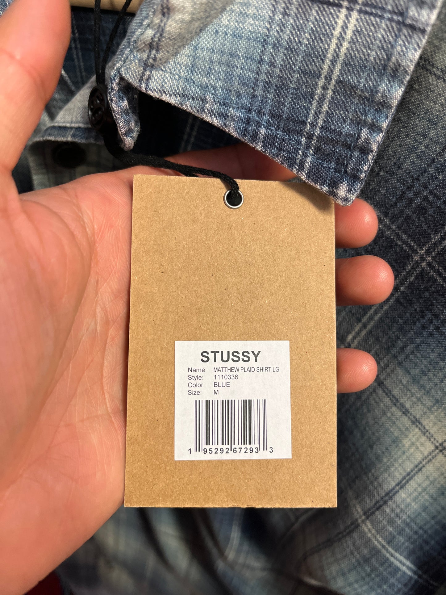Stussy Matthew Plaid Shirt - Size M