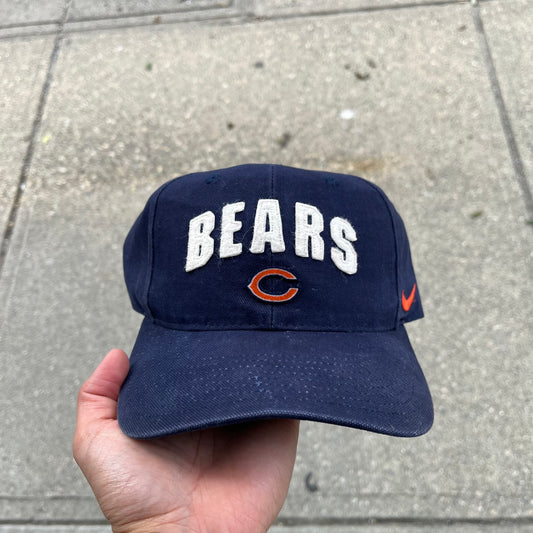 Vintage Nike Chicago Bears Velcro Back Hat