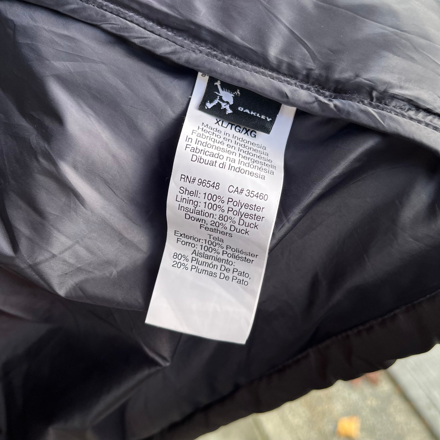 Oakley Light Puffer Jacket - Size XL