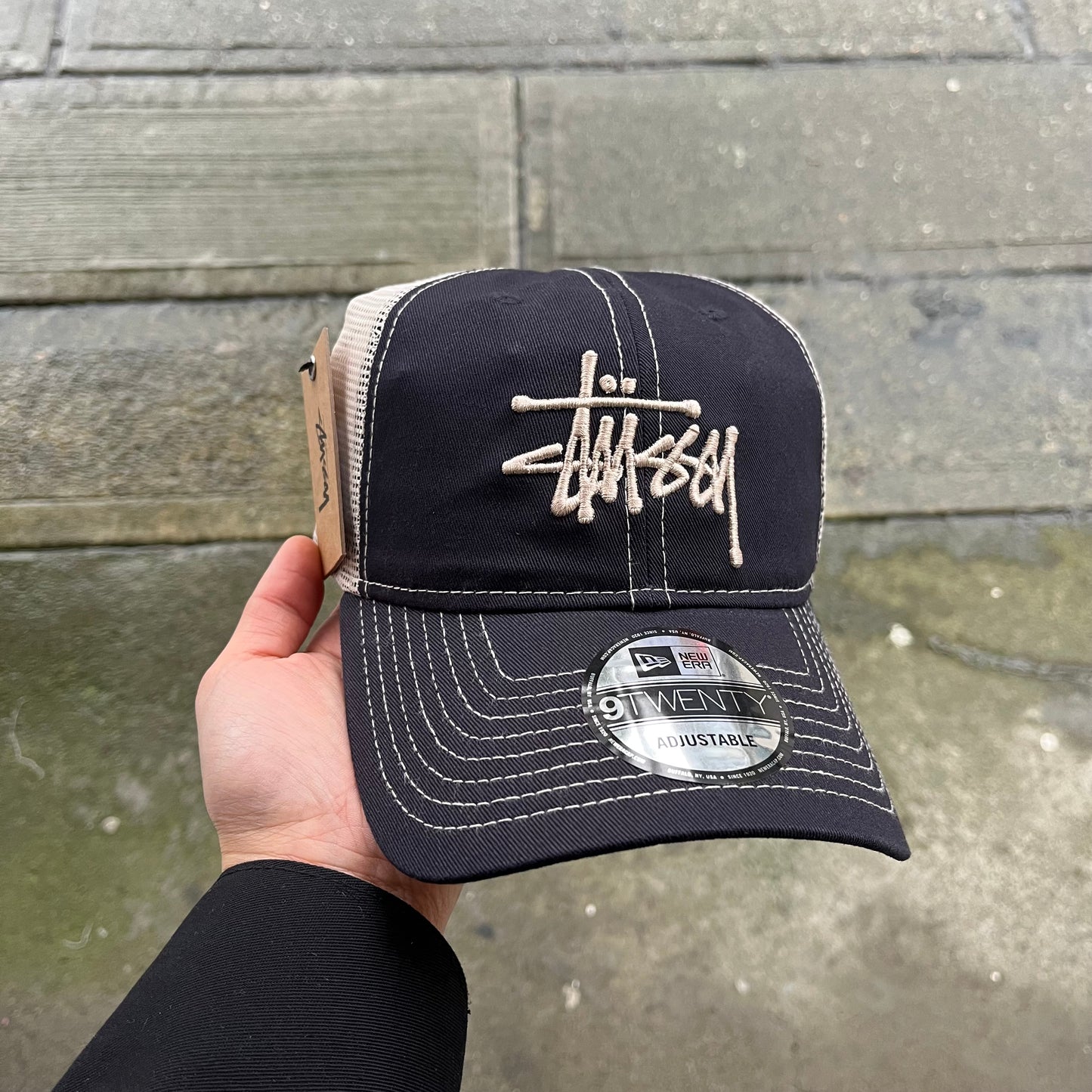Stussy Basic Trucker Hat Navy