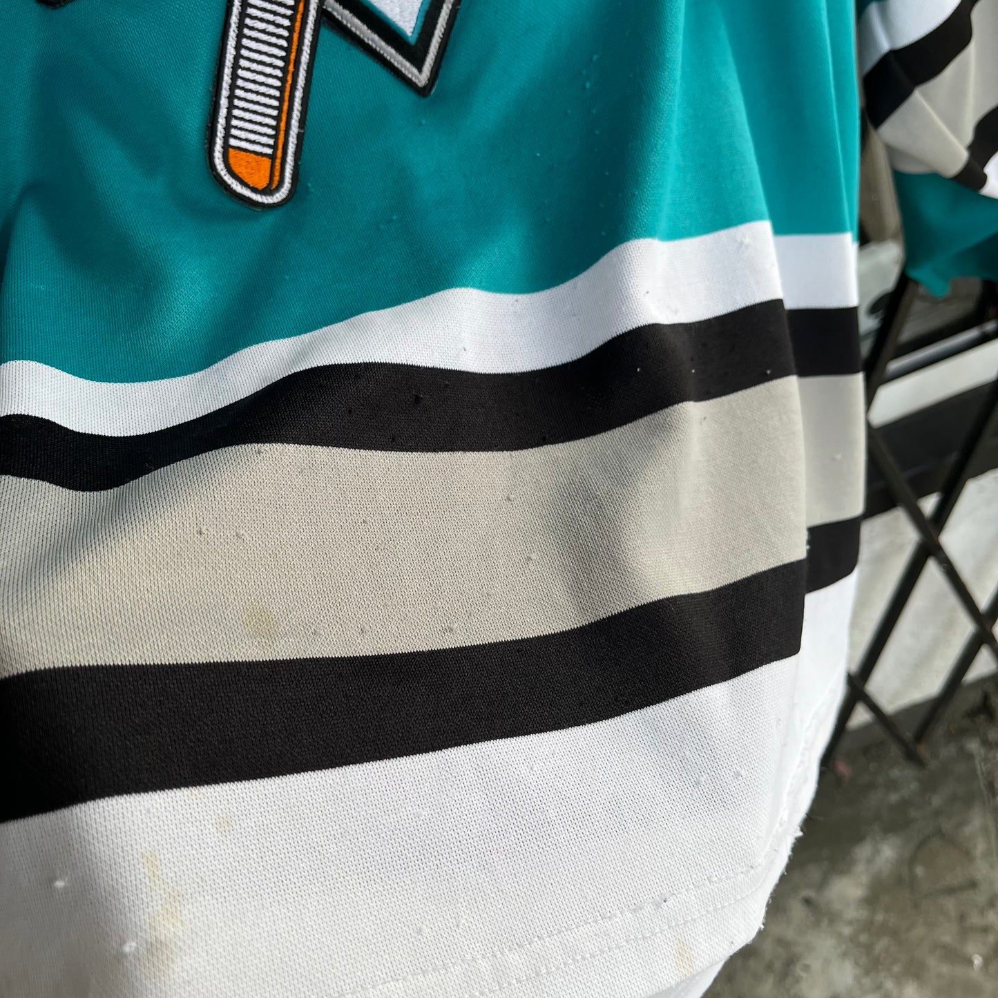 Vintage San Jose Sharks Jersey - Size L