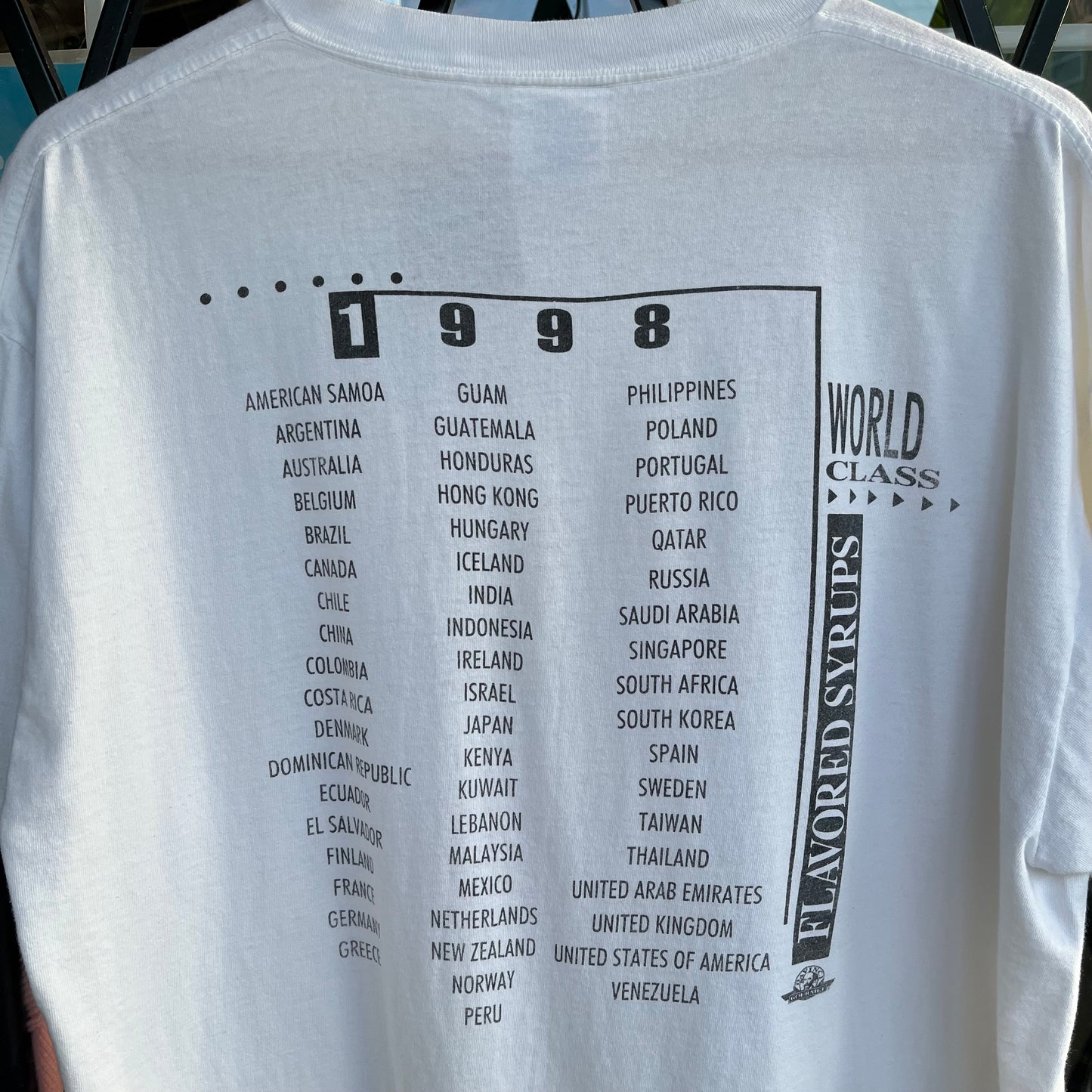 1998 Da Vinci Gourmet World Tour Tee - Size XL