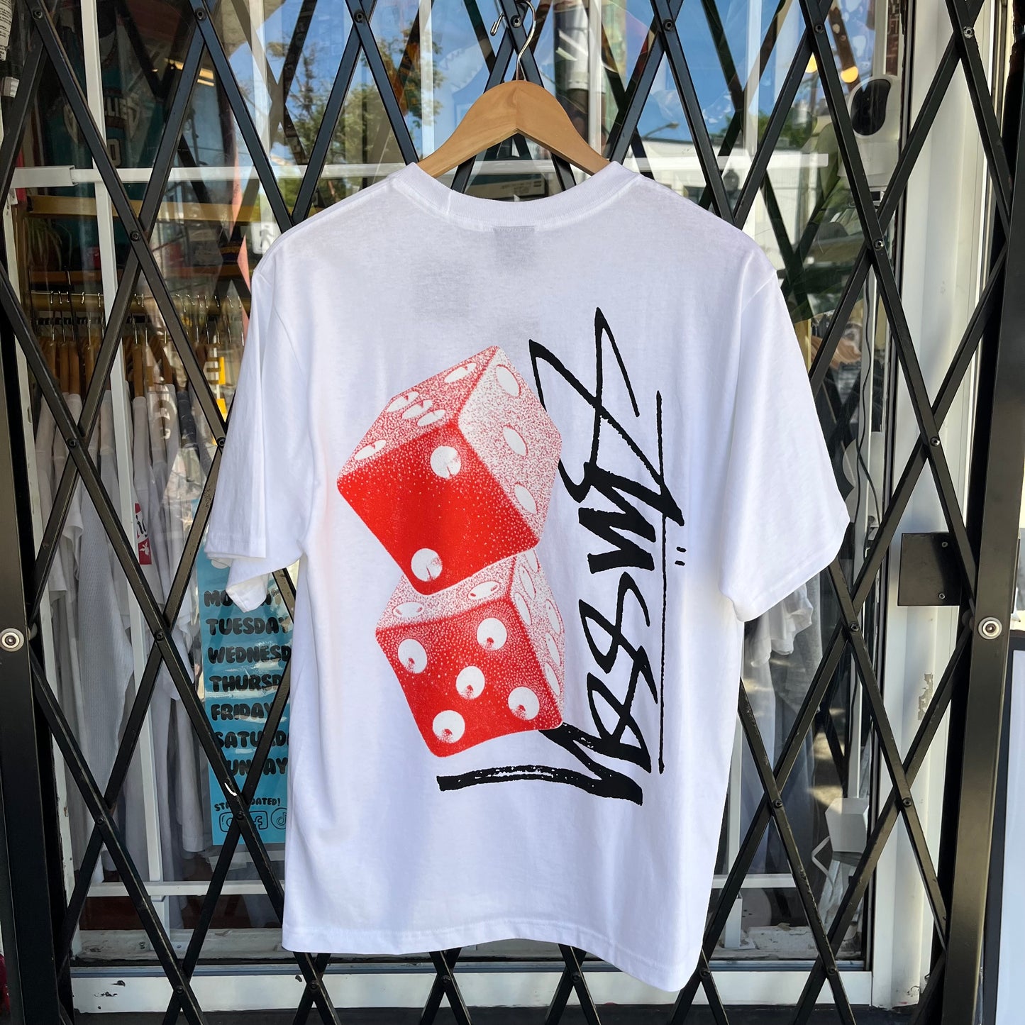 Stussy Tall Dice Tee White - Size M