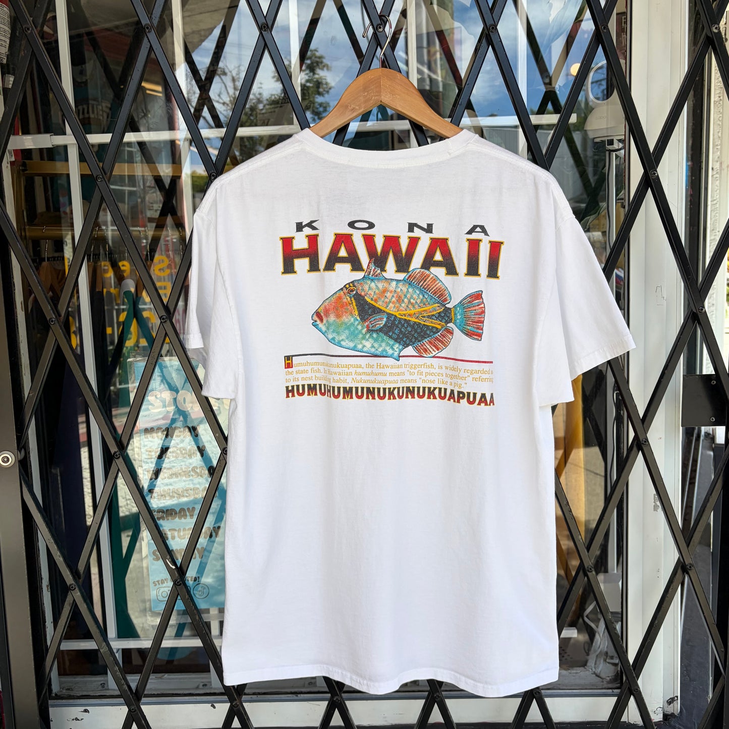 Hawaii Trigger Fish Tee - Size L