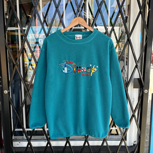 Vintage Disney World Fleece Sweater - Size M