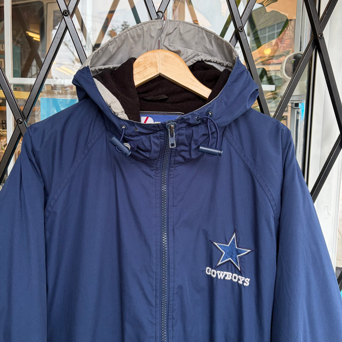 Vintage Pro Player Dallas Cowboys Fleece Lined Jacket - Size L