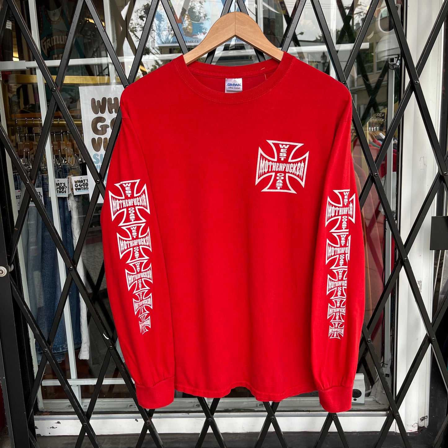 Y2K West Coast MotherFucker Long Sleeve - Size M
