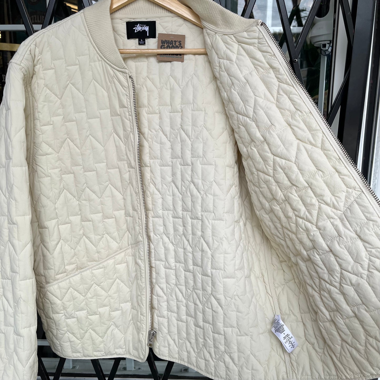 Stussy S Quilted Liner Jacket - Size L