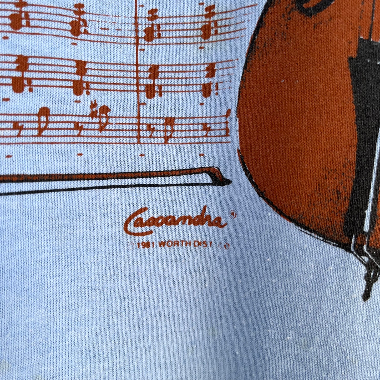 1981 Double Bass Cello Tee - Size XL