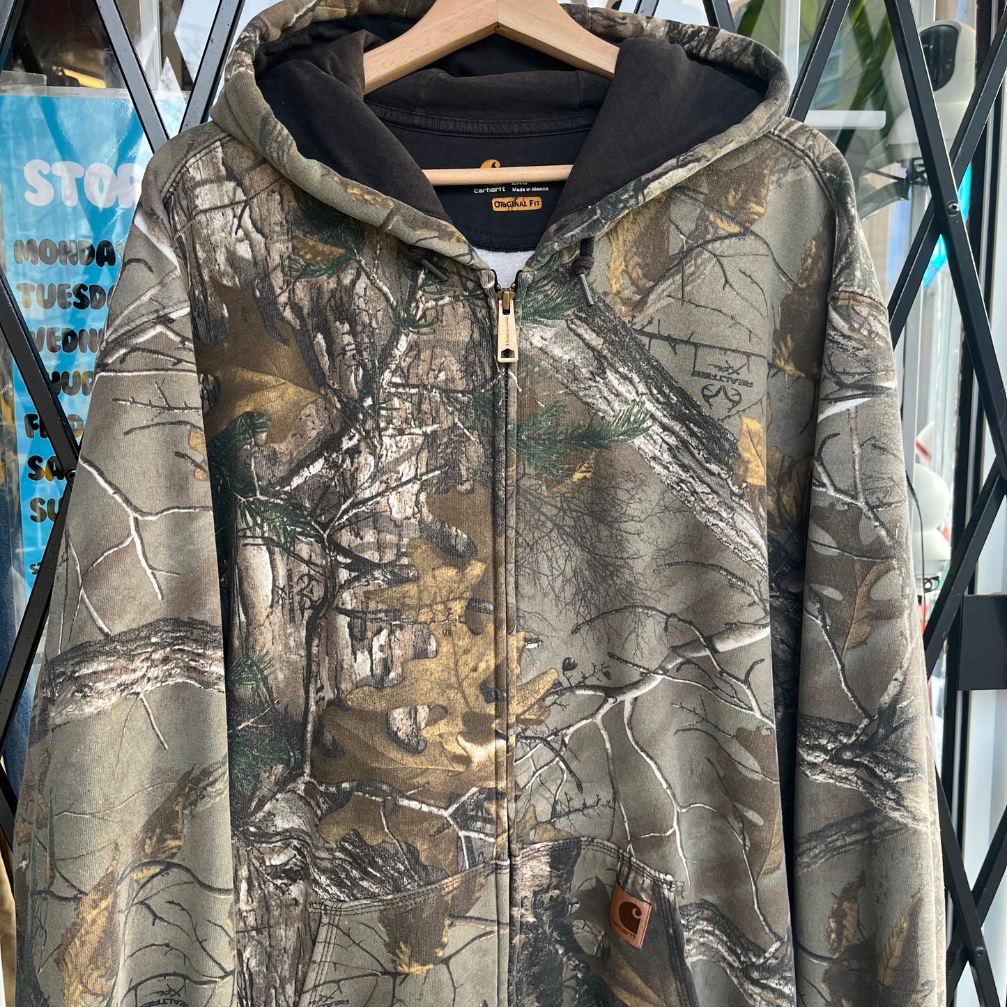 Carhartt Real Tree Zip Up Hoodie - Size XXL