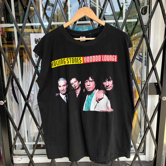 1994 Rolling Stones Voodoo Lounge Cut Off Tee - Size XL