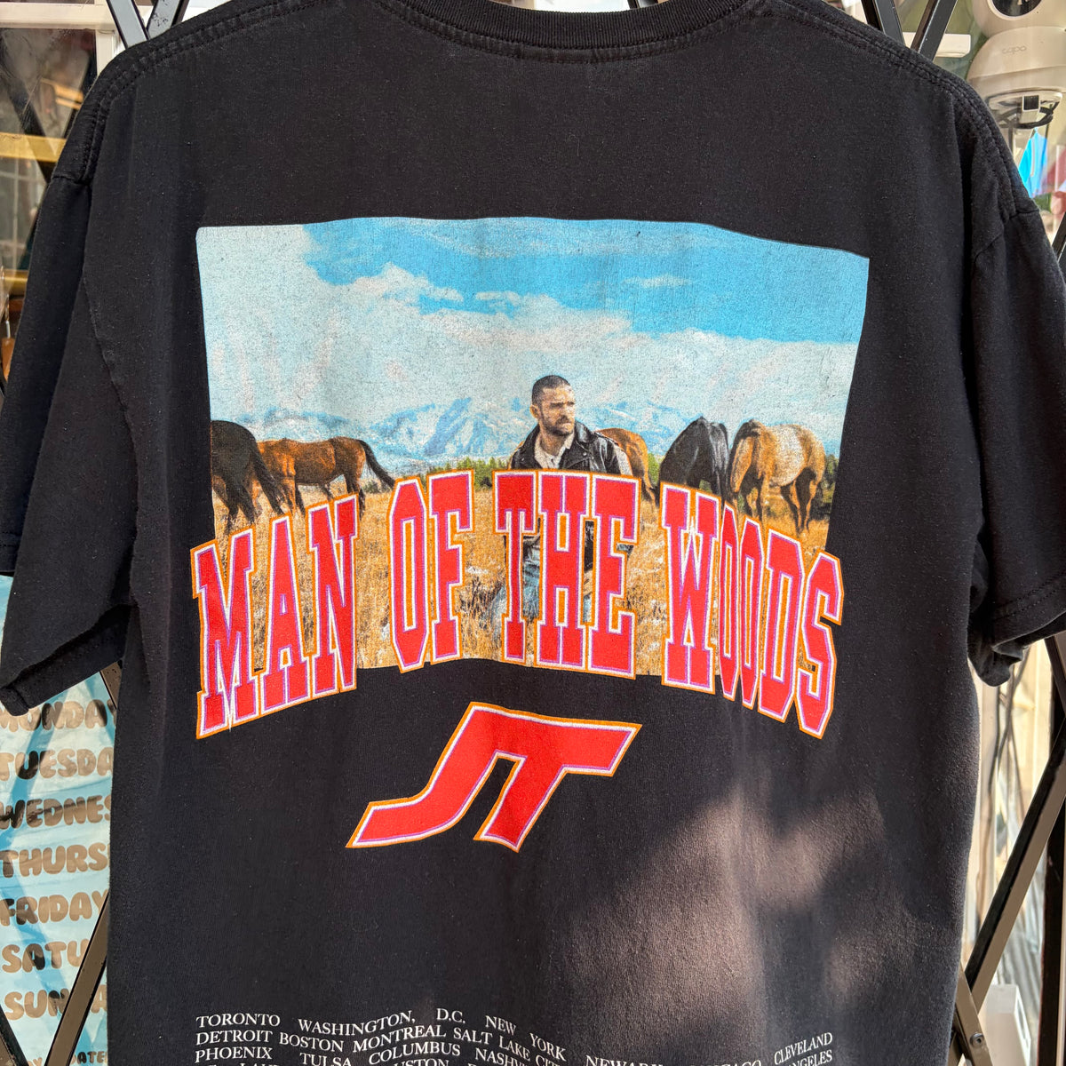 2018 Justin Timberlake Man of the Woods Tour Tee - Size L