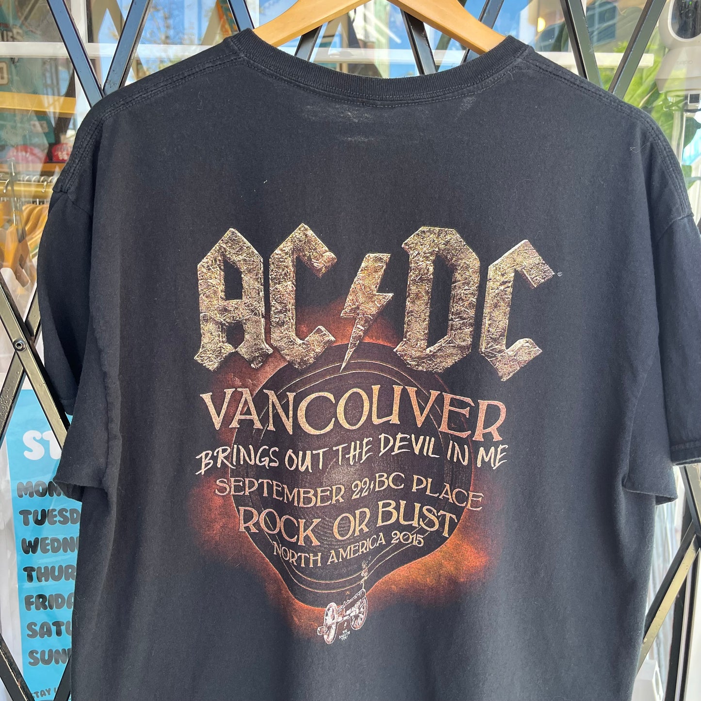 2015 AC/DC Tour Tee - Size XL