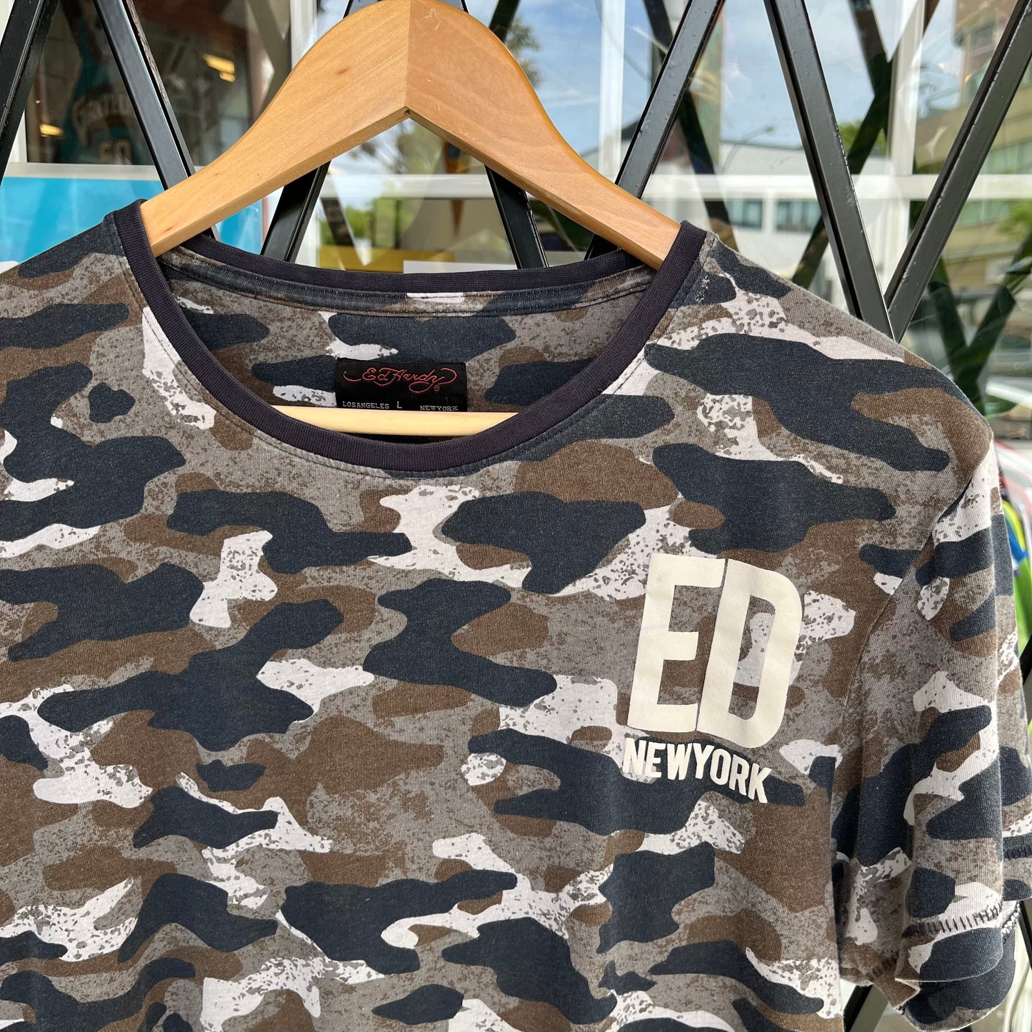 Ed Hardy Camo Tee - Size L