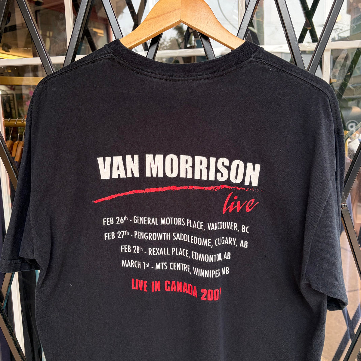 2007 Van Morrison Canadian Tour Tre - Size L