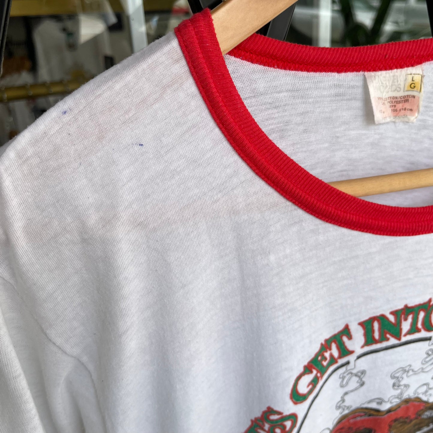 1980’s Romi Sauce and Pasta Ringer Tee - Size L
