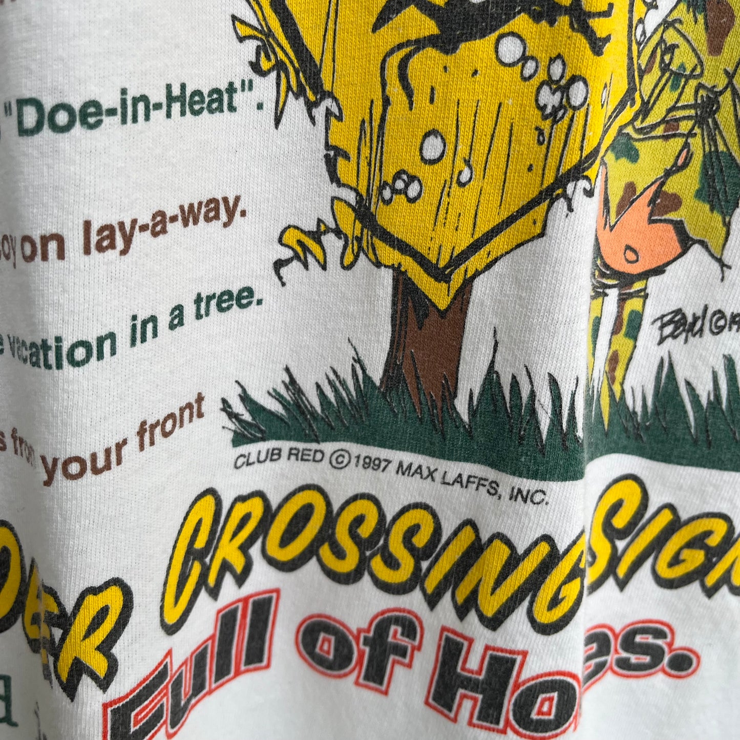 1997 Redneck Hunter Parody Tee - Size L