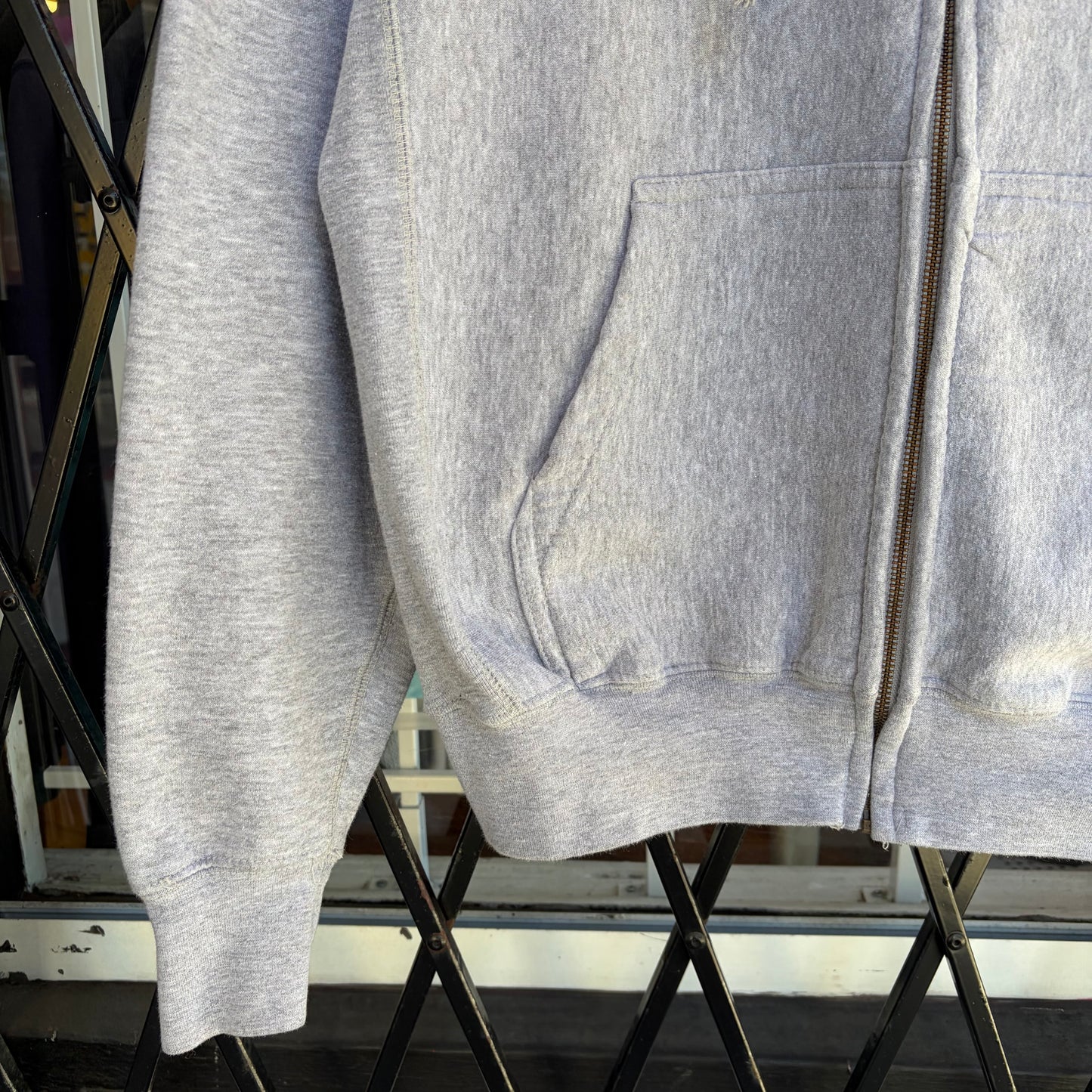 Vintage Utah State Pro Weave Zip Up Hoodie - Size S