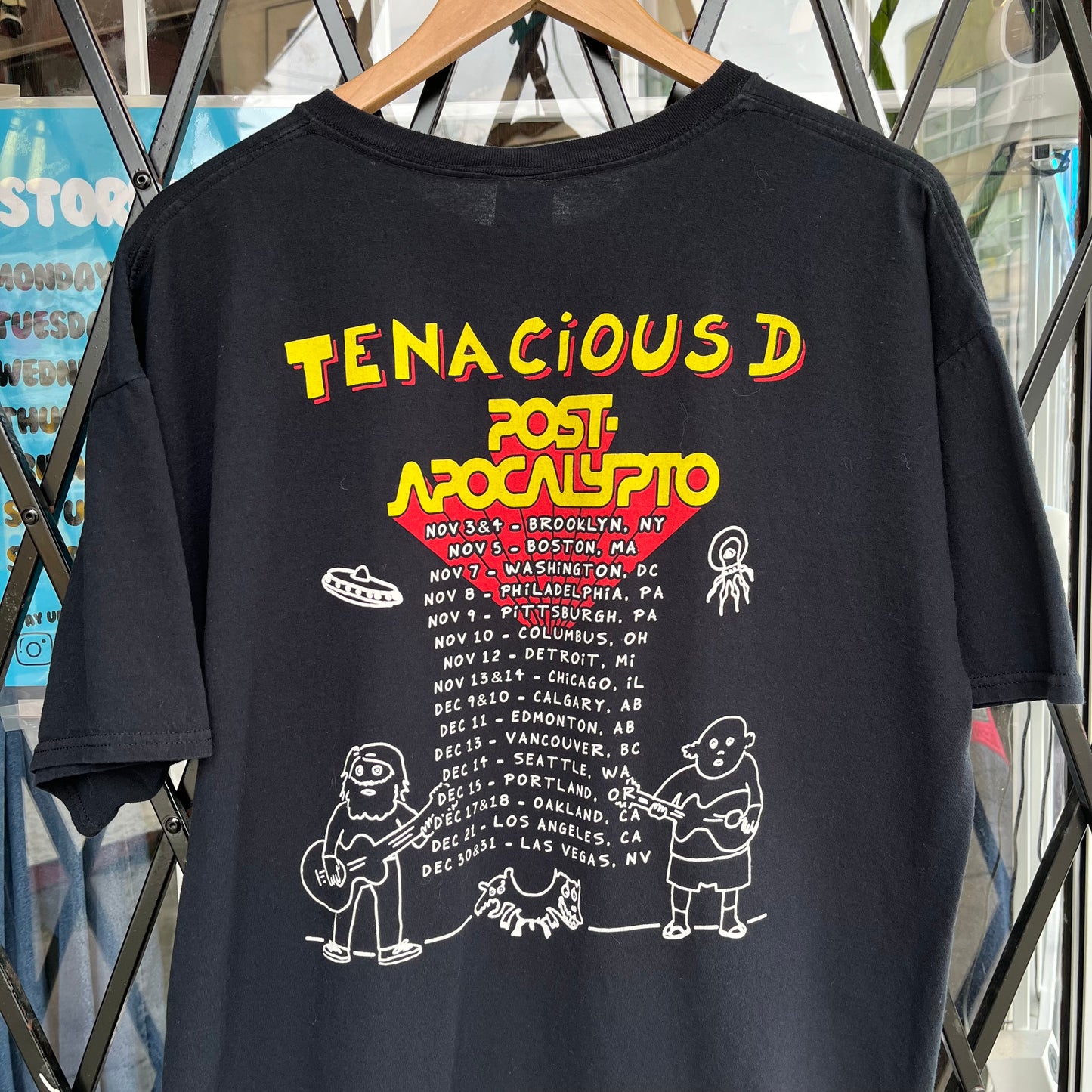 2018 Tenacious D Tour Tee - Size XL