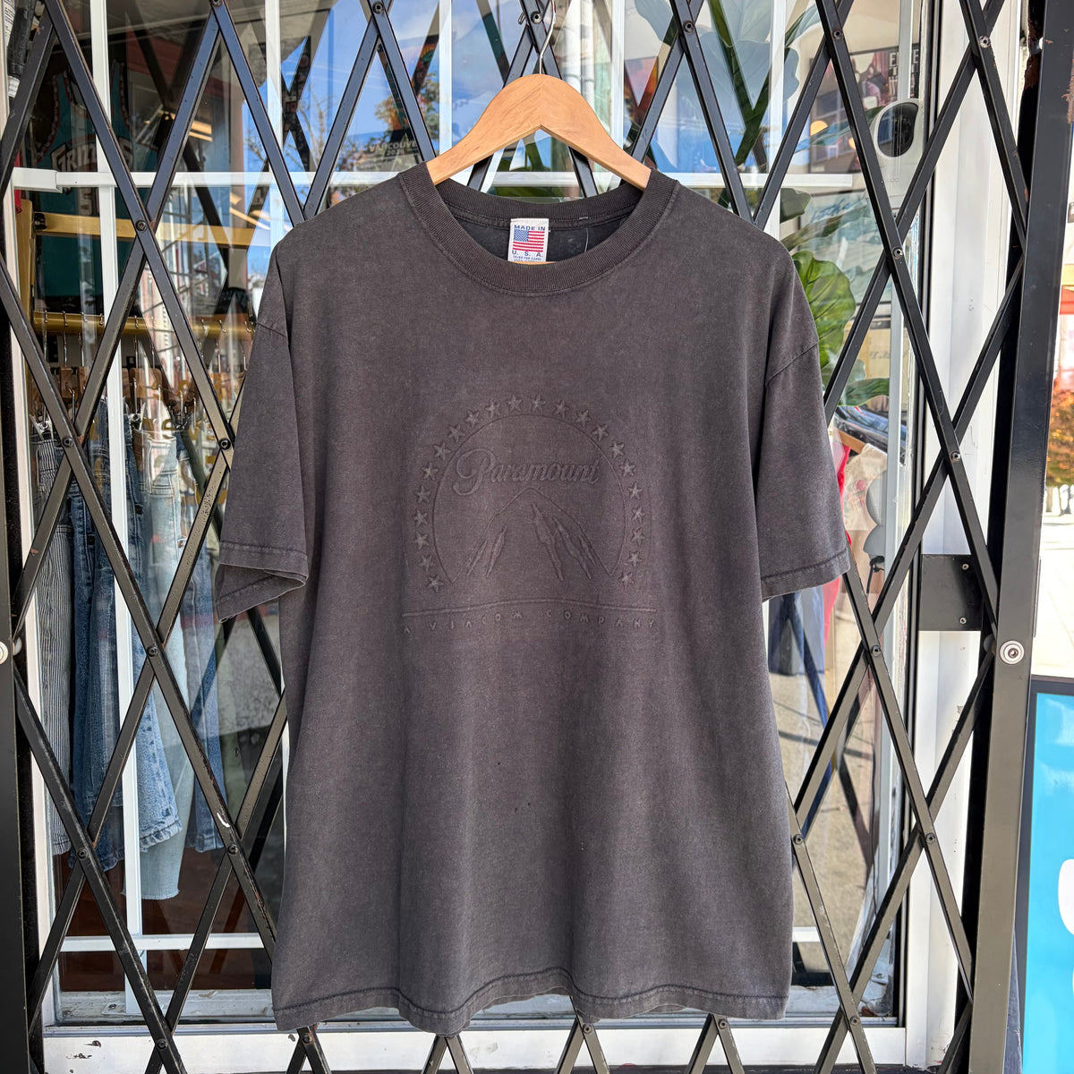 Vintage Paramount Embossed Tee - Size L