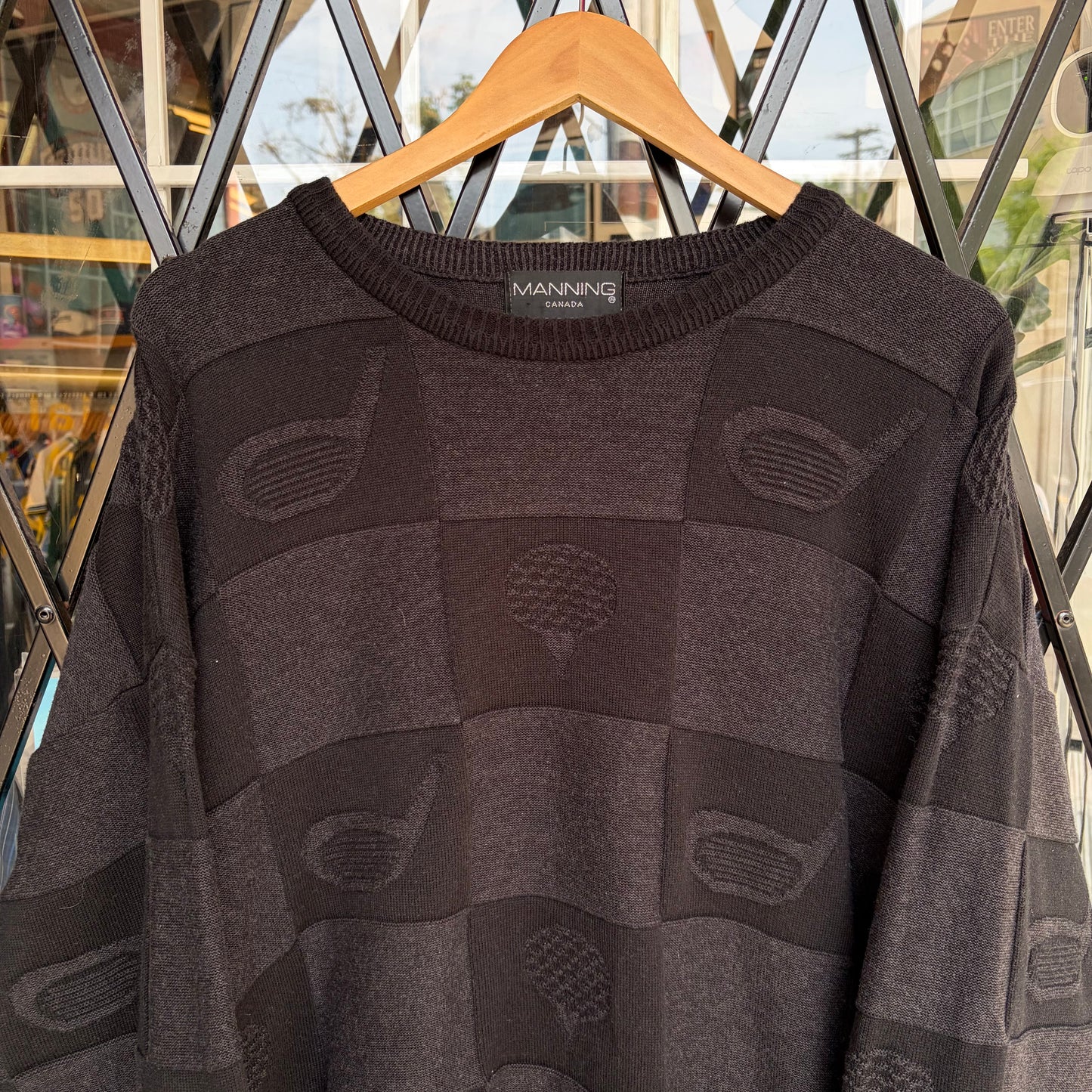 Vintage Golf Knit Sweater - Size XL