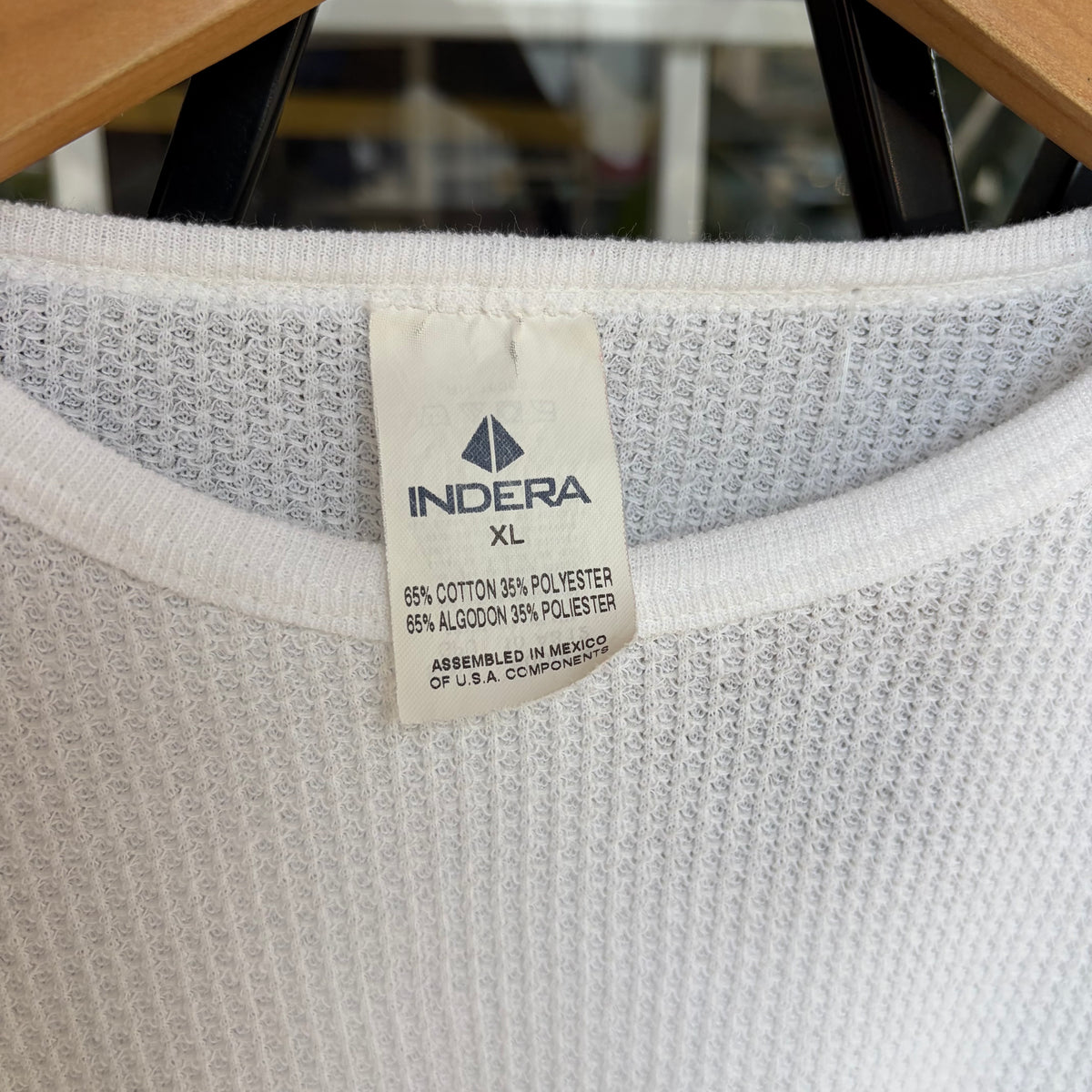 Vintage Indera Thermal Waffle  Long Sleeve - Size XL