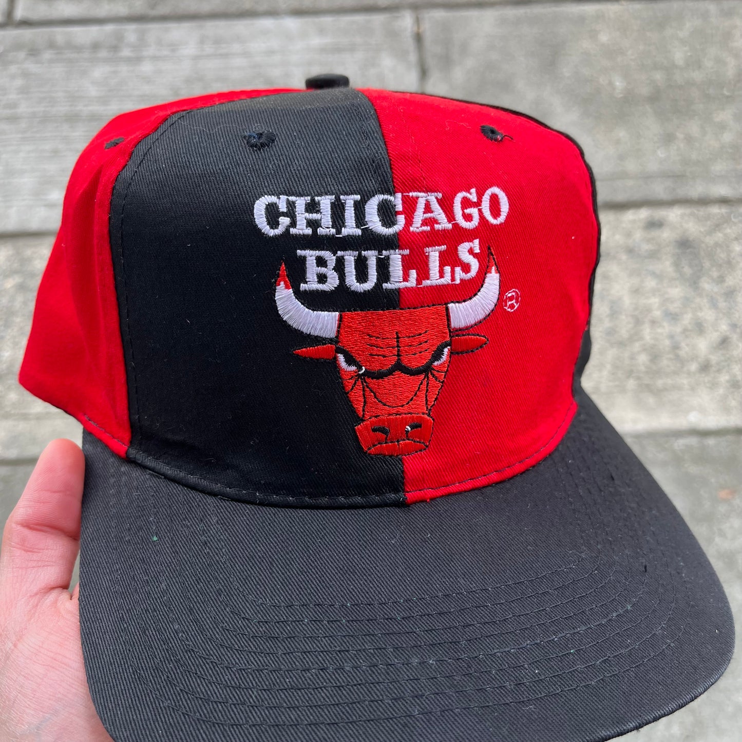 Vintage Chicago Bulls Pinwheel Snapback