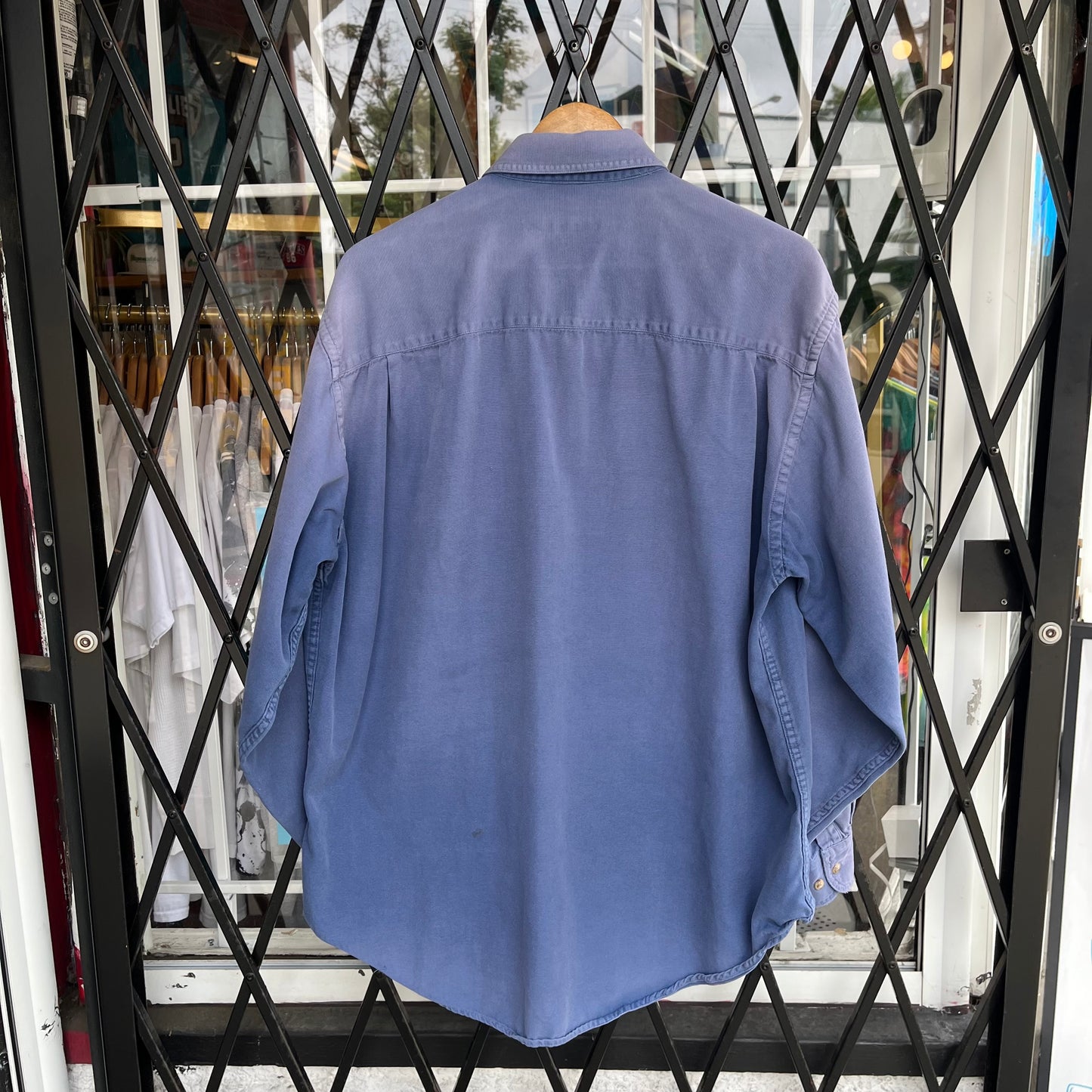 Vintage Faded Oversized Button Up Shirt - Fits Size XXL