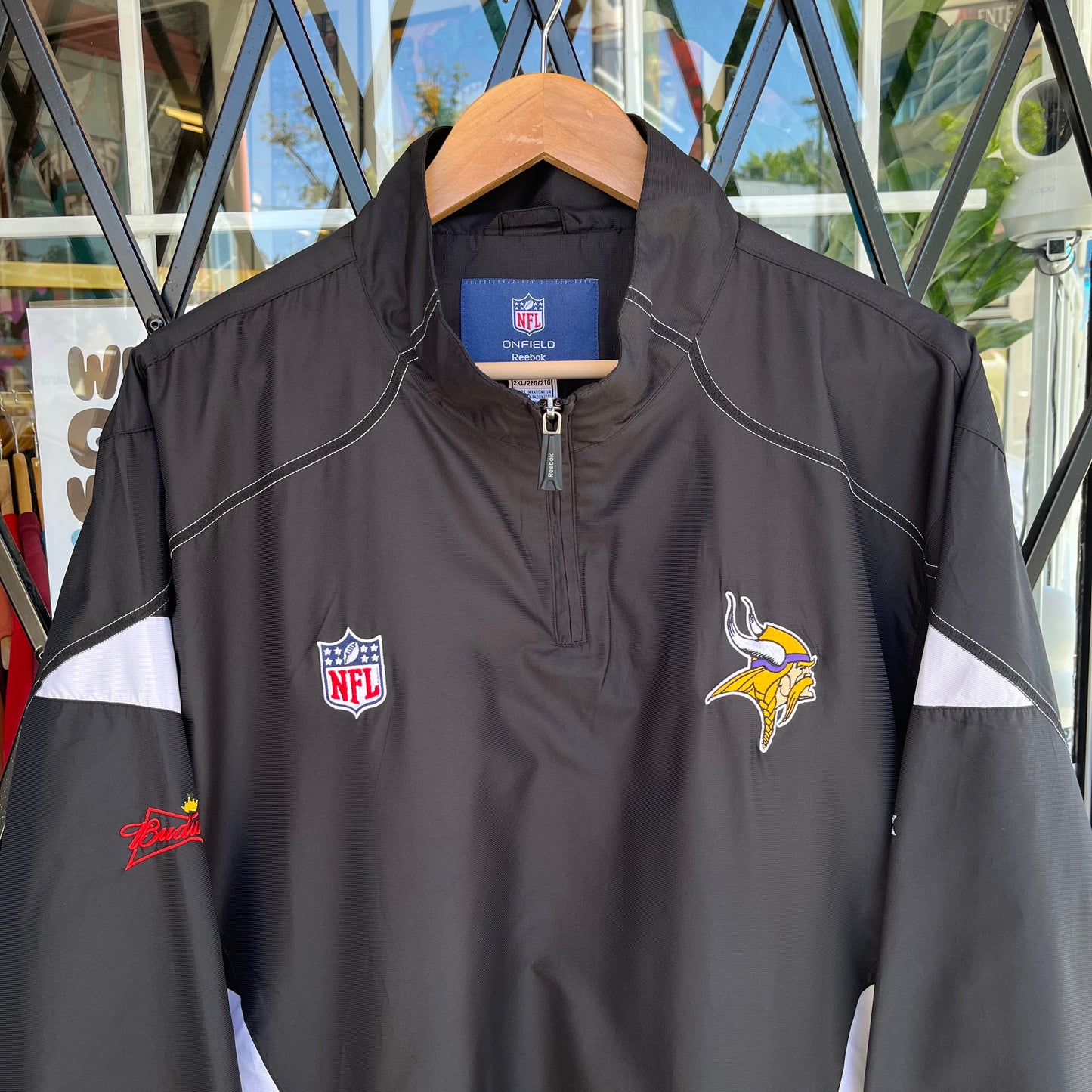 Vintage Reebok Minnesota Vikings Windbreaker - Size XXL