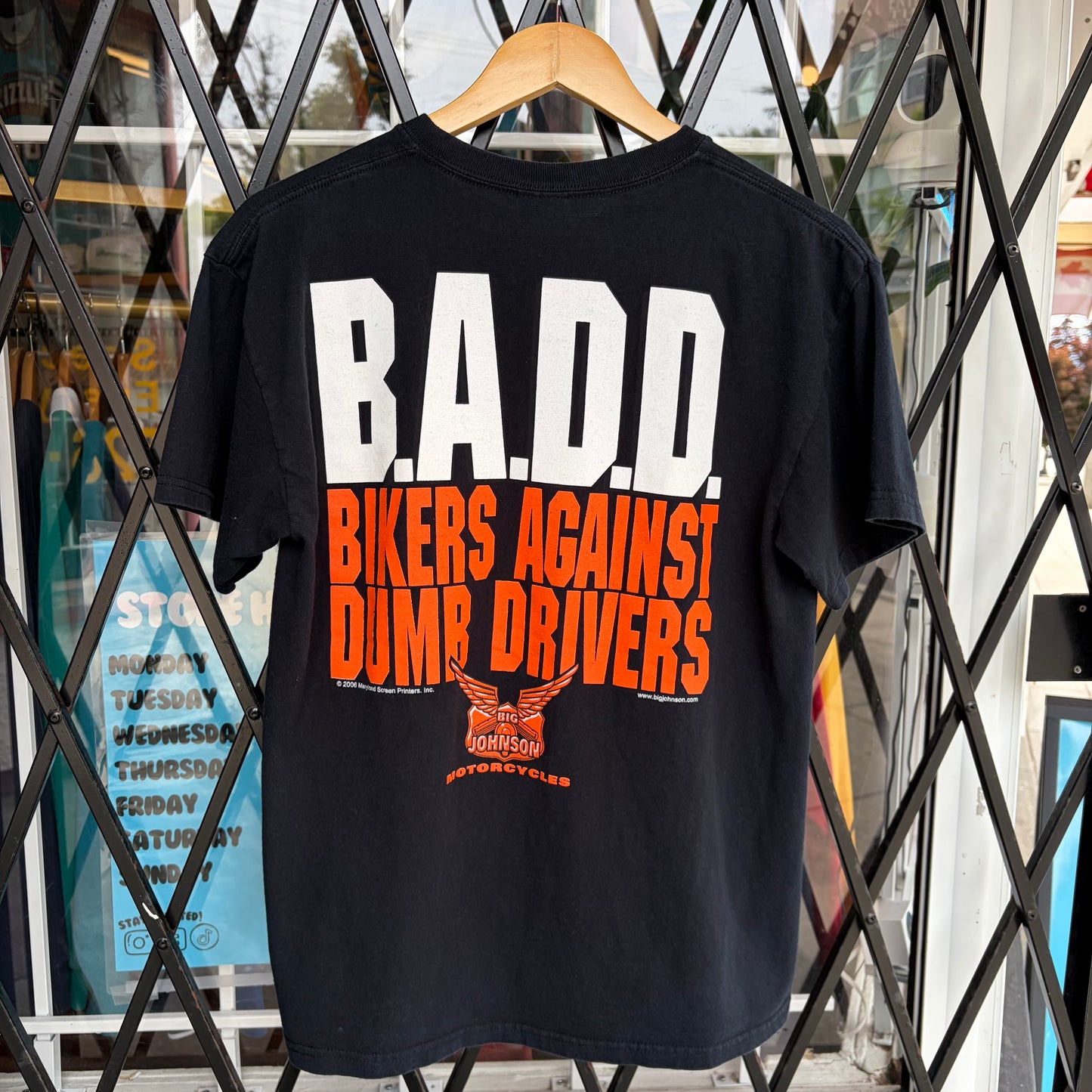 Big Johnson BADD Motorcycle Tee - Size M