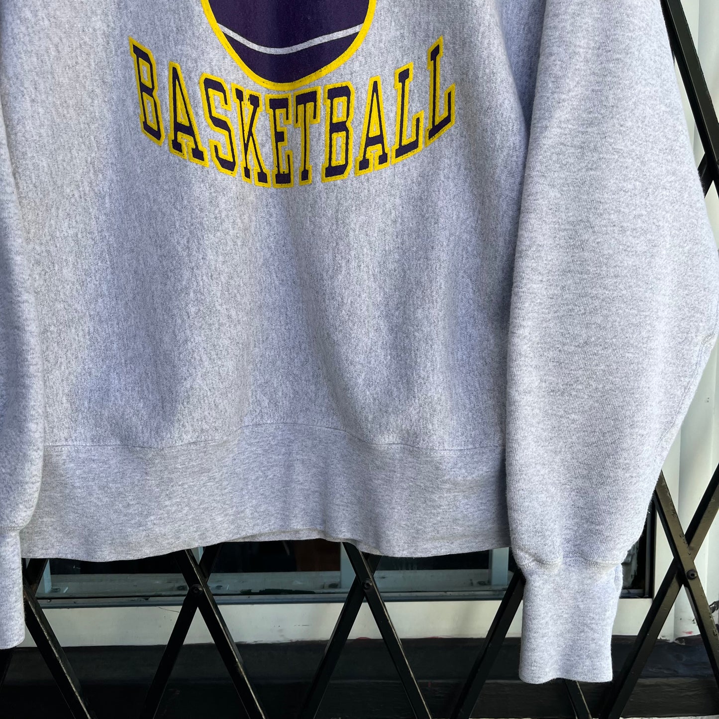 Vintage Washington University Basketball Heavyweight Crewneck - Size XL