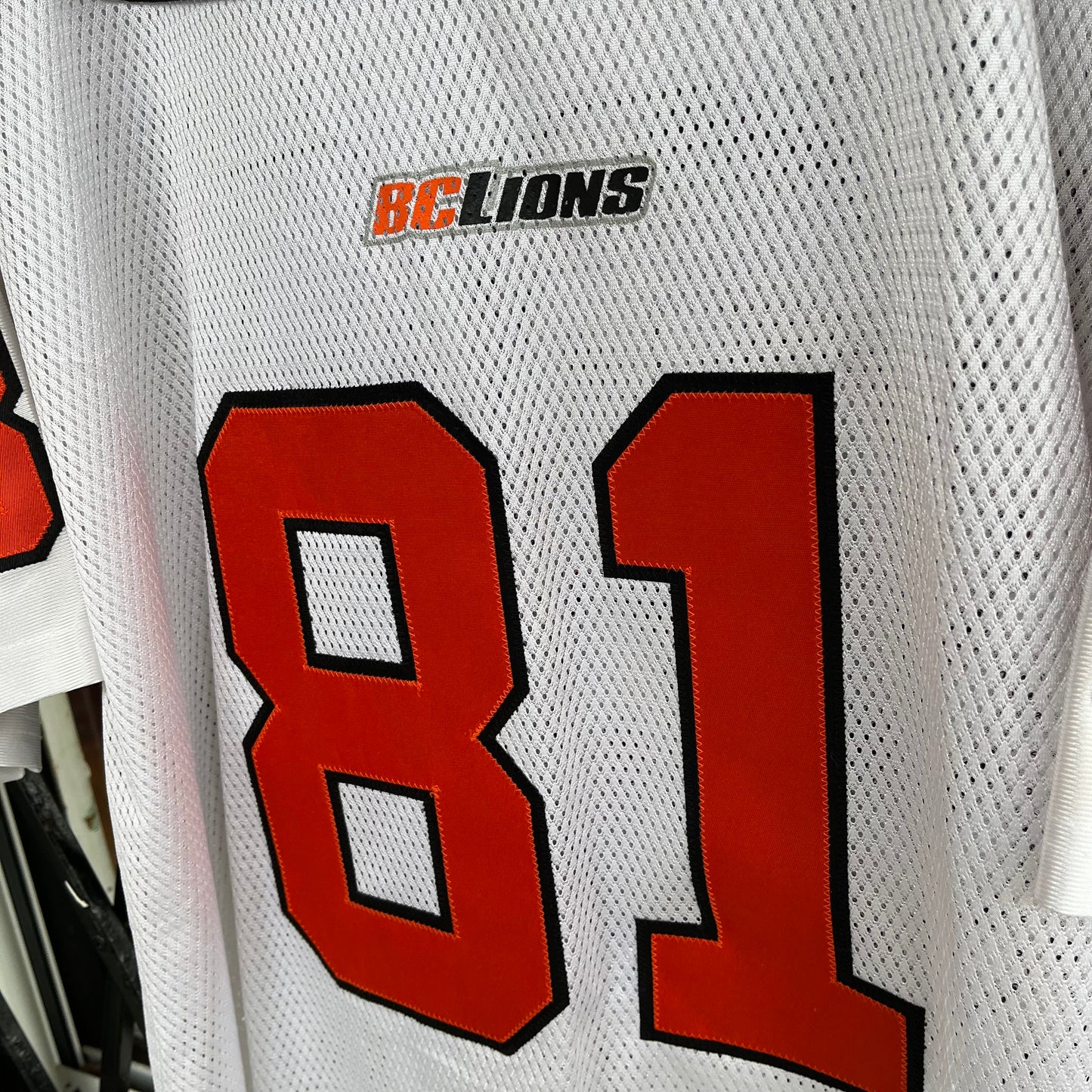 2000’s BC Lions Geroy Simon Authentic Stitched Jersey - Size XL